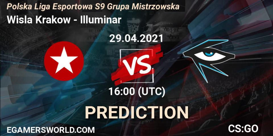 Wisla Krakow vs Illuminar: Match Prediction. 29.04.2021 at 16:00, Counter-Strike (CS2), Polska Liga Esportowa S9 Grupa Mistrzowska