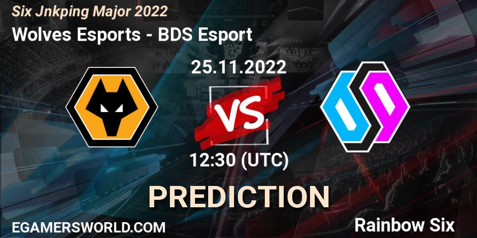 Wolves Esports vs BDS Esport: Match Prediction. 25.11.2022 at 14:30, Rainbow Six, Six Jönköping Major 2022