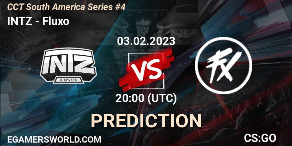 INTZ vs Fluxo: Match Prediction. 03.02.23, CS2 (CS:GO), CCT South America Series #4