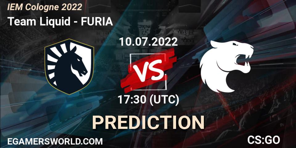 Team Liquid vs FURIA: Match Prediction. 10.07.2022 at 17:45, Counter-Strike (CS2), IEM Cologne 2022