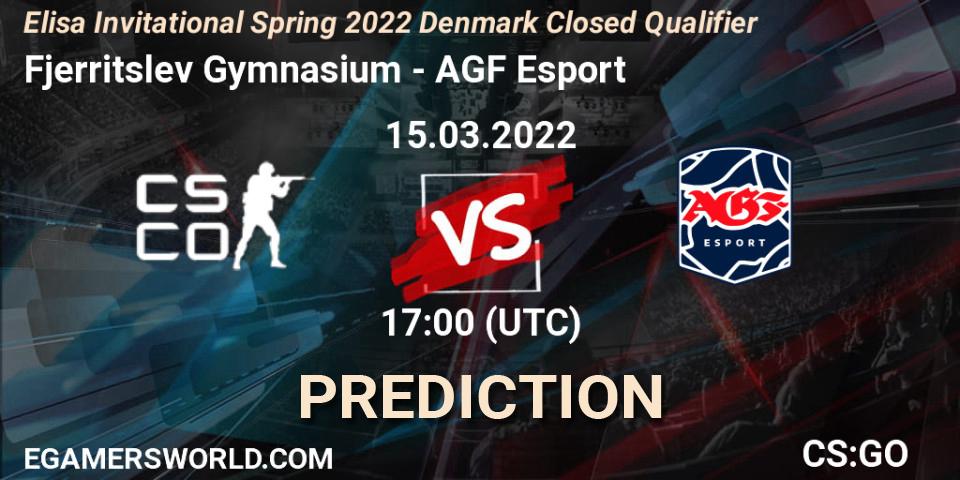 Fjerritslev Gymnasium vs AGF Esport: Match Prediction. 15.03.22, CS2 (CS:GO), Elisa Invitational Spring 2022 Denmark Closed Qualifier