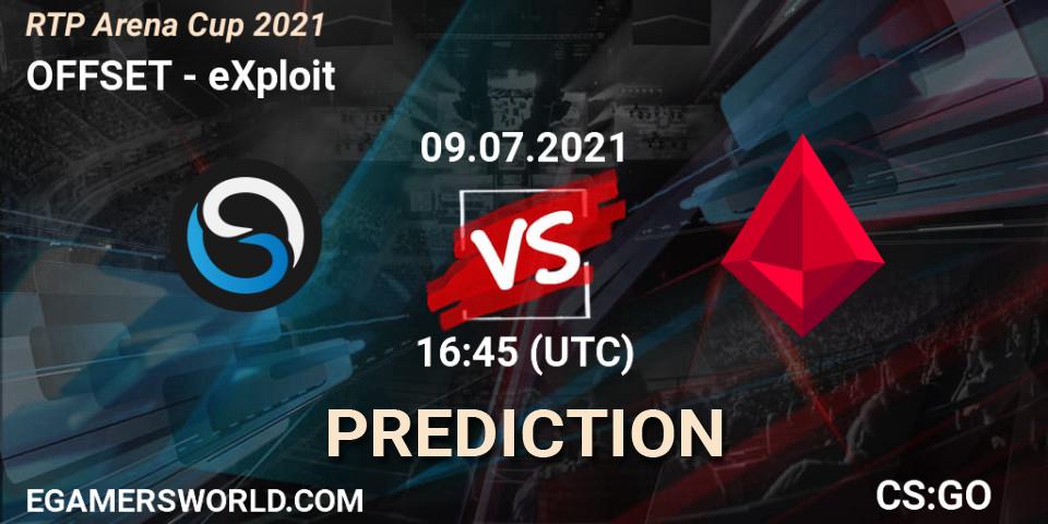 OFFSET vs eXploit: Match Prediction. 09.07.21, CS2 (CS:GO), RTP Arena Cup 2021