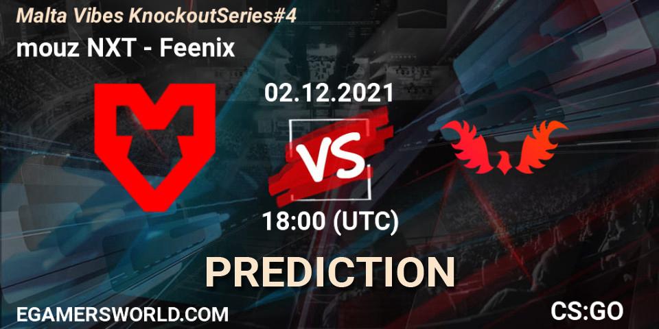mouz NXT vs Feenix: Match Prediction. 02.12.2021 at 18:10, Counter-Strike (CS2), Malta Vibes Knockout Series #4