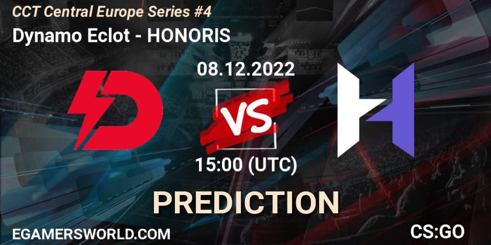 Dynamo Eclot vs HONORIS: Match Prediction. 08.12.22, CS2 (CS:GO), CCT Central Europe Series #4