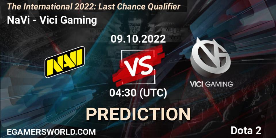 NaVi vs Vici Gaming: Match Prediction. 09.10.22, Dota 2, The International 2022: Last Chance Qualifier