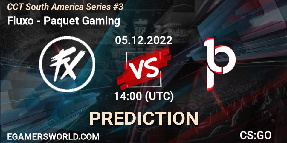 Fluxo vs Paquetá Gaming: Match Prediction. 05.12.22, CS2 (CS:GO), CCT South America Series #3