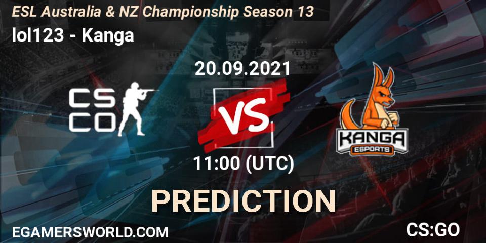 Dynasty vs Kanga: Match Prediction. 20.09.2021 at 10:30, Counter-Strike (CS2), ESL Australia & NZ Championship Season 13