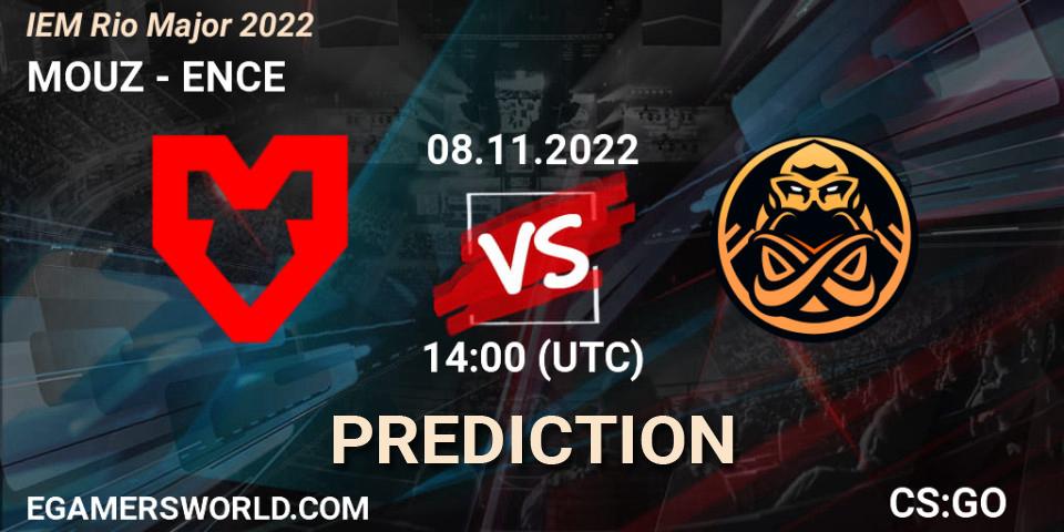 MOUZ vs ENCE: Match Prediction. 08.11.22, CS2 (CS:GO), IEM Rio Major 2022