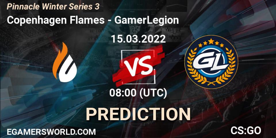 Copenhagen Flames vs GamerLegion: Match Prediction. 15.03.2022 at 08:00, Counter-Strike (CS2), Pinnacle Winter Series 3
