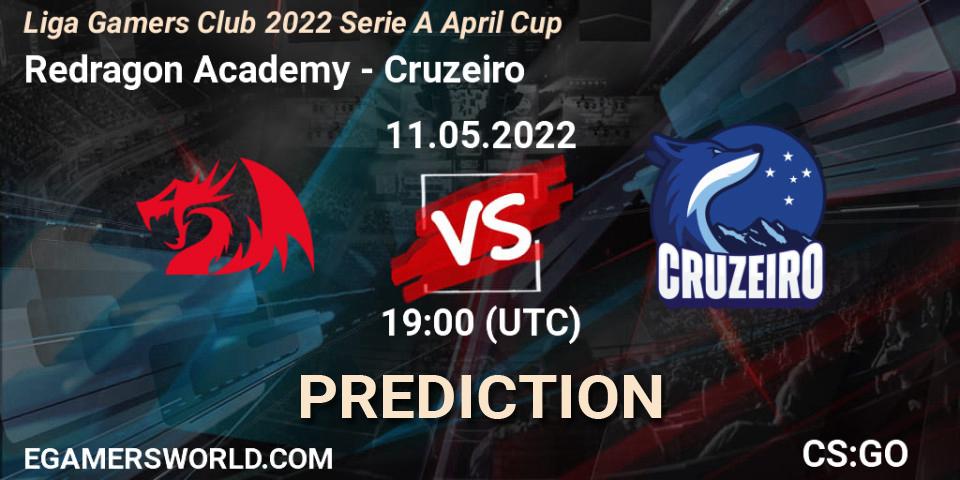 Redragon Academy vs Cruzeiro: Match Prediction. 11.05.2022 at 19:00, Counter-Strike (CS2), Liga Gamers Club 2022 Serie A April Cup