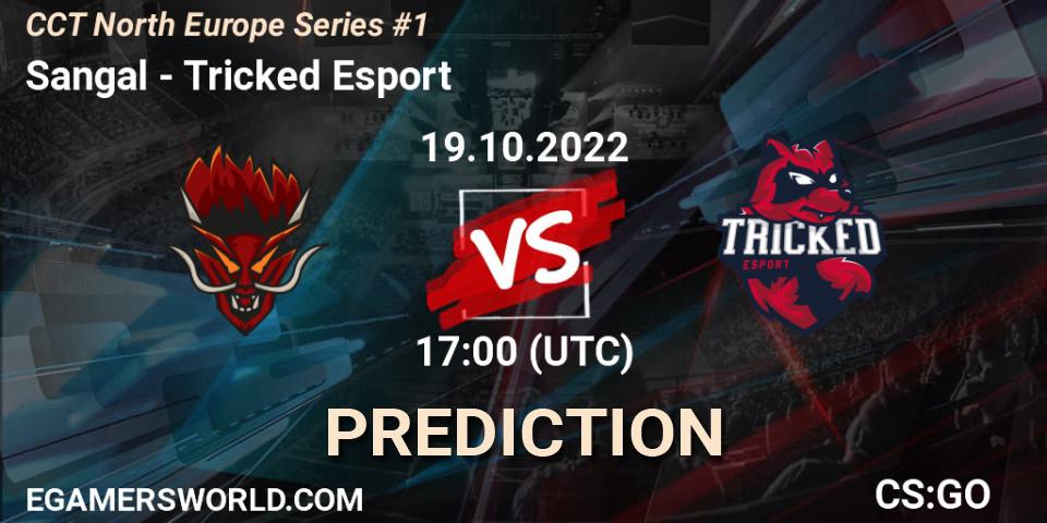 Sangal vs Tricked Esport: Match Prediction. 19.10.2022 at 17:00, Counter-Strike (CS2), CCT North Europe Series #1