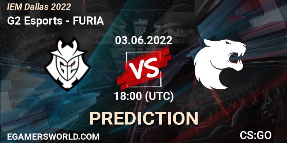 G2 Esports vs FURIA: Match Prediction. 03.06.2022 at 18:00, Counter-Strike (CS2), IEM Dallas 2022