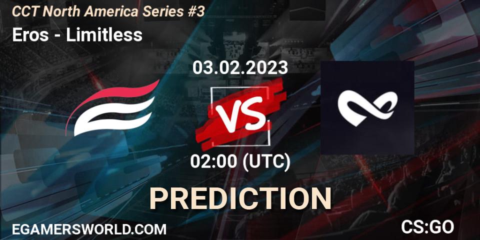 Eros vs Limitless: Match Prediction. 05.02.23, CS2 (CS:GO), CCT North America Series #3