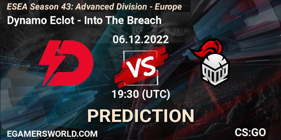 Dynamo Eclot vs Into The Breach: Match Prediction. 07.12.22, CS2 (CS:GO), ESEA Season 43: Advanced Division - Europe