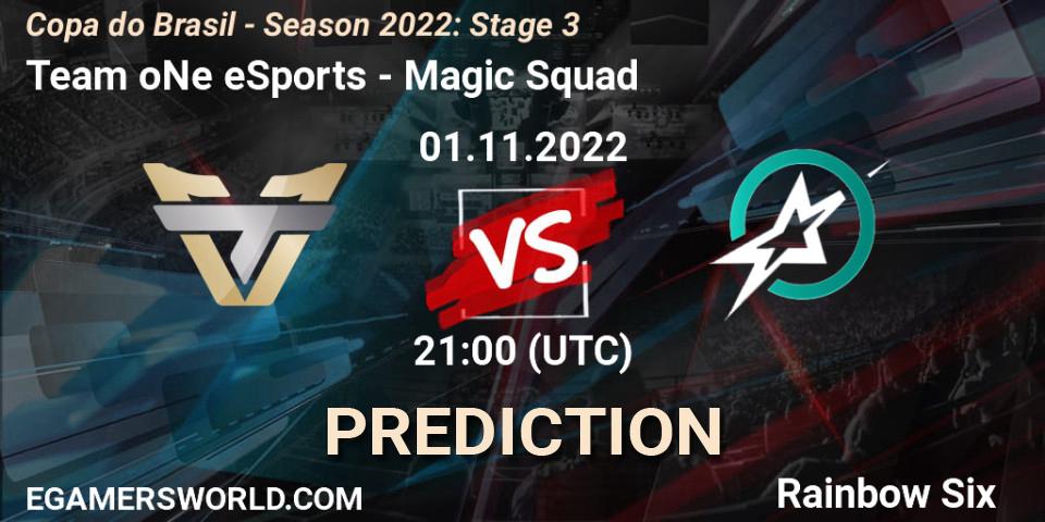 Team oNe eSports vs Magic Squad: Match Prediction. 01.11.22, Rainbow Six, Copa do Brasil - Season 2022: Stage 3