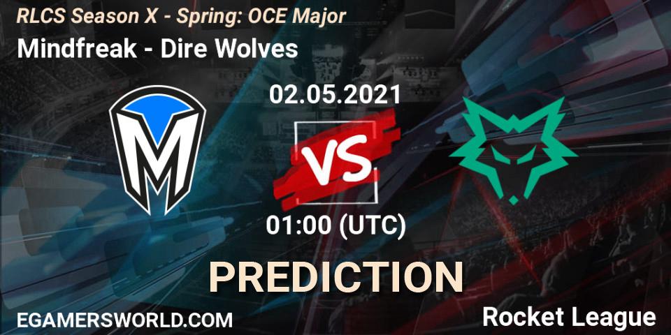Mindfreak vs Dire Wolves: Match Prediction. 02.05.2021 at 00:45, Rocket League, RLCS Season X - Spring: OCE Major