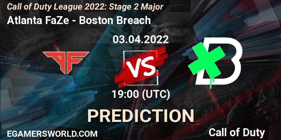Atlanta FaZe vs Boston Breach: Match Prediction. 03.04.22, Call of Duty, Call of Duty League 2022: Stage 2 Major