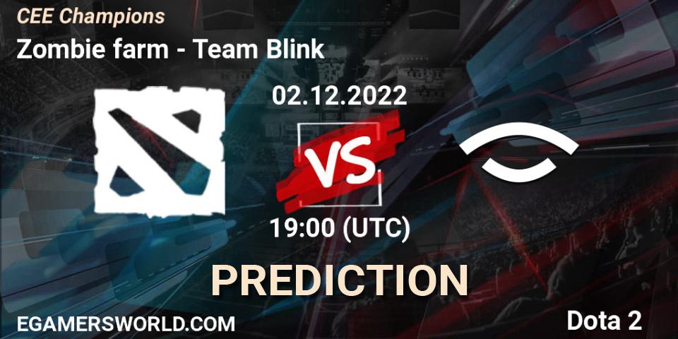 Zombie farm vs Team Blink: Match Prediction. 02.12.22, Dota 2, CEE Champions