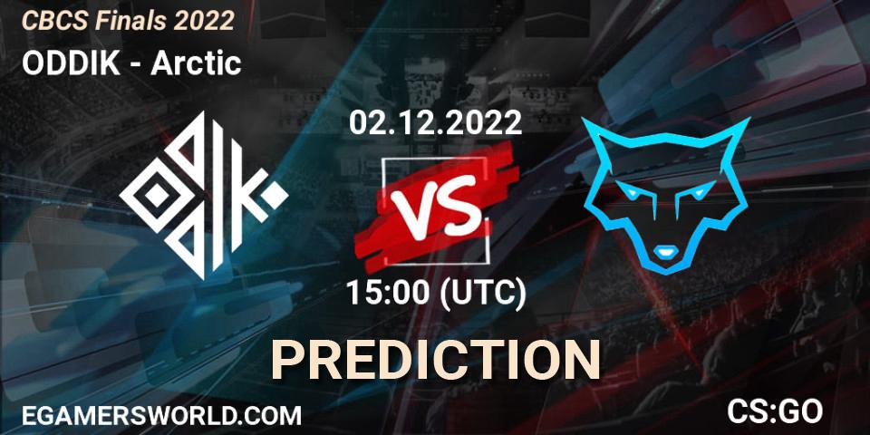 ODDIK vs Arctic: Match Prediction. 02.12.22, CS2 (CS:GO), CBCS Finals 2022