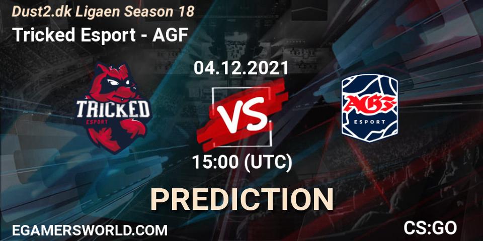 Tricked Esport vs AGF: Match Prediction. 04.12.2021 at 15:00, Counter-Strike (CS2), Dust2.dk Ligaen Season 18