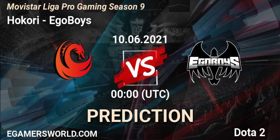 Hokori vs EgoBoys: Match Prediction. 09.06.2021 at 23:58, Dota 2, Movistar Liga Pro Gaming Season 9
