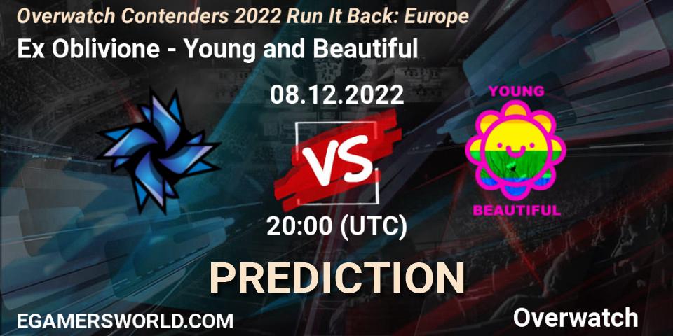 Ex Oblivione vs Young and Beautiful: Match Prediction. 08.12.22, Overwatch, Overwatch Contenders 2022 Run It Back: Europe