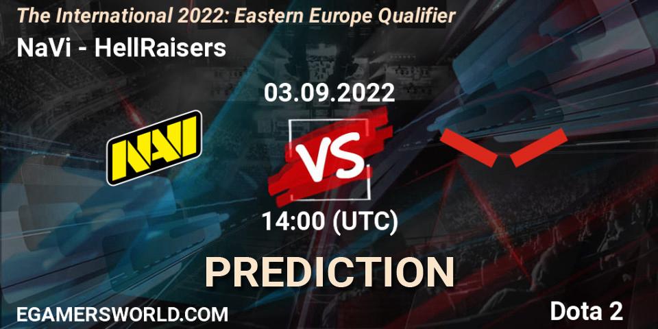 NaVi vs HellRaisers: Match Prediction. 03.09.22, Dota 2, The International 2022: Eastern Europe Qualifier