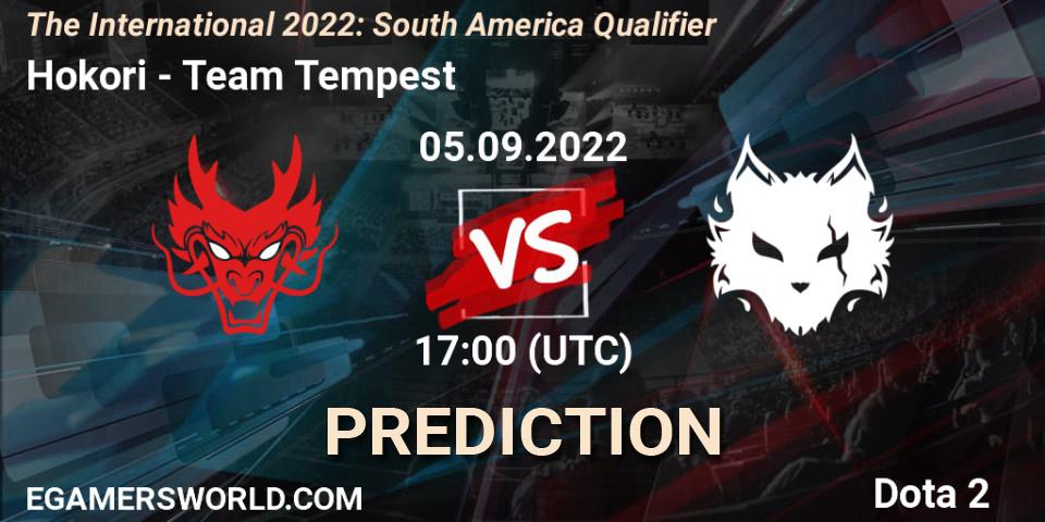 Hokori vs Team Tempest: Match Prediction. 05.09.22, Dota 2, The International 2022: South America Qualifier