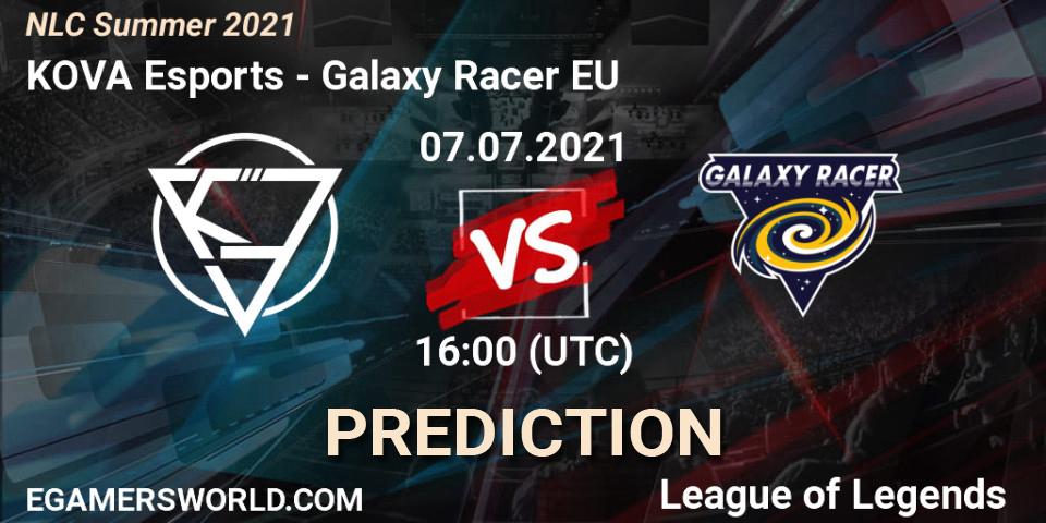 KOVA Esports vs Galaxy Racer EU: Match Prediction. 07.07.2021 at 16:00, LoL, NLC Summer 2021