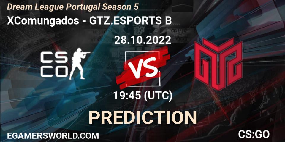 XComungados vs GTZ Bulls Esports: Match Prediction. 28.10.22, CS2 (CS:GO), Dream League Portugal Season 5