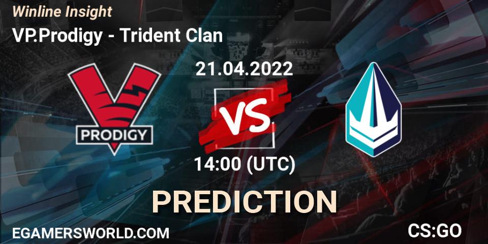 VP.Prodigy vs Trident Clan: Match Prediction. 21.04.2022 at 14:00, Counter-Strike (CS2), Winline Insight