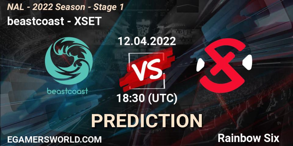 beastcoast vs XSET: Match Prediction. 12.04.2022 at 18:30, Rainbow Six, NAL - Season 2022 - Stage 1