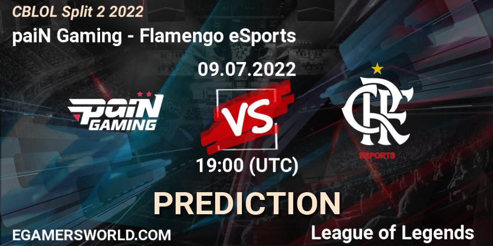 paiN Gaming vs Flamengo eSports: Match Prediction. 09.07.2022 at 19:15, LoL, CBLOL Split 2 2022