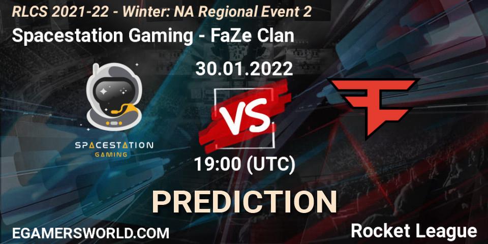 Spacestation Gaming vs FaZe Clan: Match Prediction. 30.01.2022 at 19:00, Rocket League, RLCS 2021-22 - Winter: NA Regional Event 2