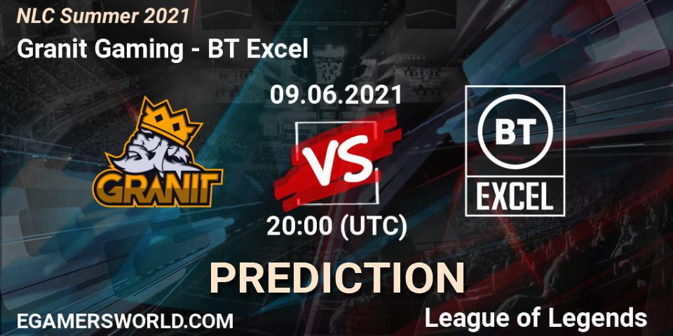 Granit Gaming vs BT Excel: Match Prediction. 09.06.2021 at 20:00, LoL, NLC Summer 2021