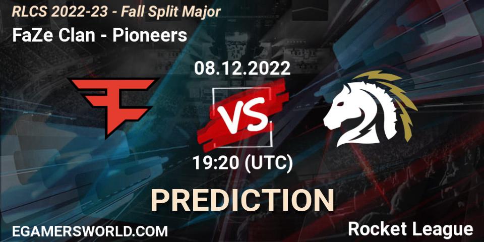 FaZe Clan vs Pioneers: Match Prediction. 08.12.22, Rocket League, RLCS 2022-23 - Fall Split Major