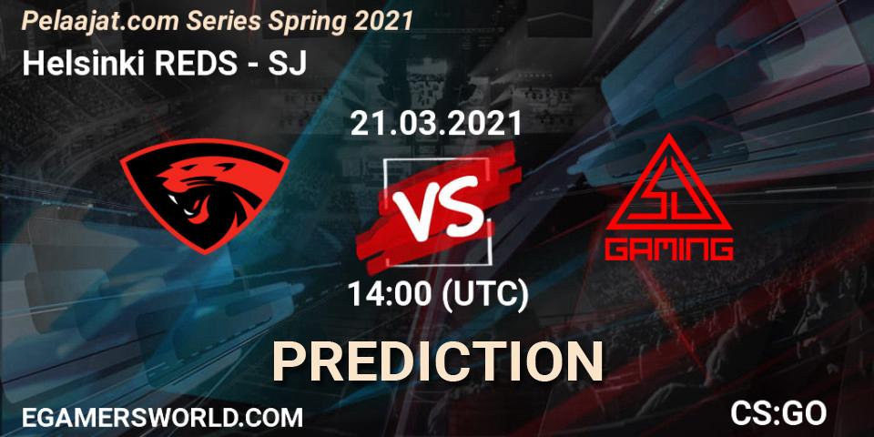 Helsinki REDS vs SJ: Match Prediction. 21.03.2021 at 14:00, Counter-Strike (CS2), Pelaajat.com Series Spring 2021