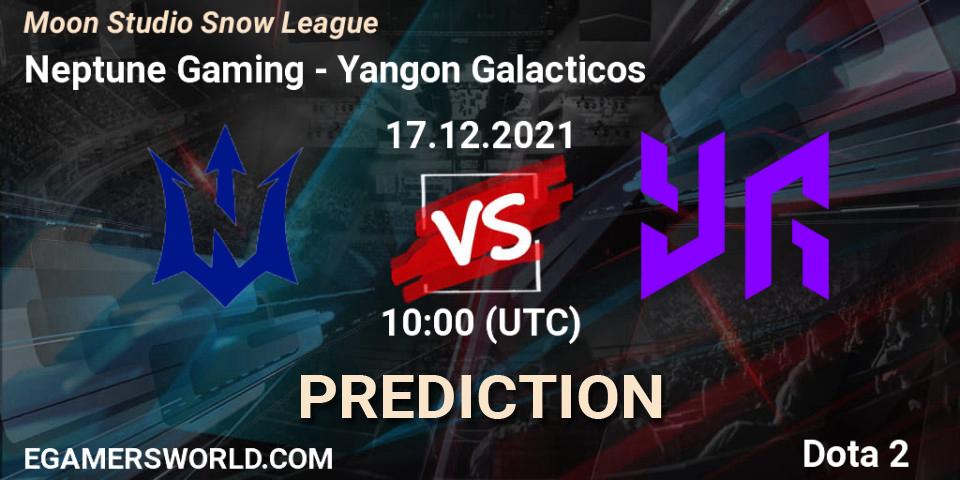 Neptune Gaming vs Yangon Galacticos: Match Prediction. 17.12.2021 at 10:30, Dota 2, Moon Studio Snow League