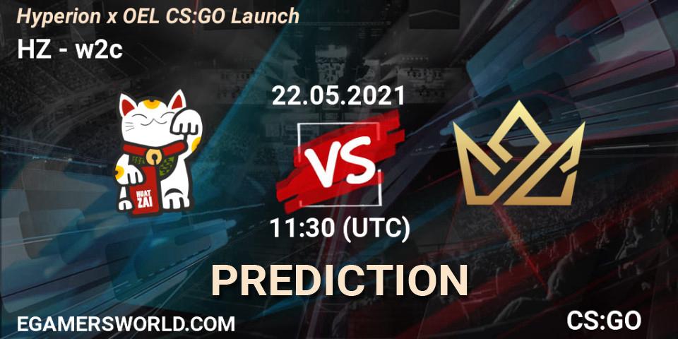 HZ vs w2c: Match Prediction. 22.05.21, CS2 (CS:GO), Hyperion x OEL CS:GO Launch