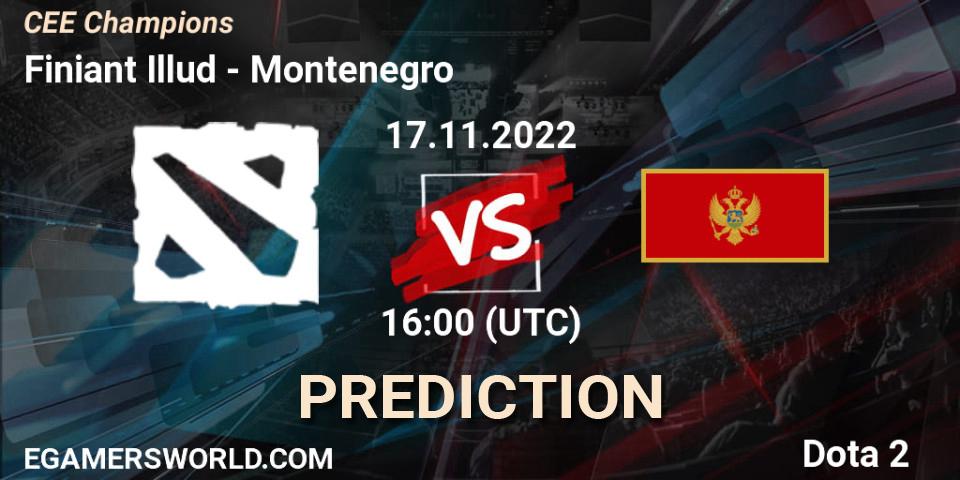 Finiant Illud vs Montenegro: Match Prediction. 17.11.2022 at 16:00, Dota 2, CEE Champions
