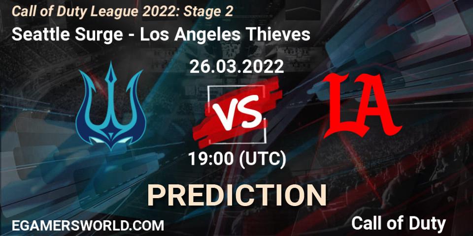 Seattle Surge vs Los Angeles Thieves: Match Prediction. 26.03.22, Call of Duty, Call of Duty League 2022: Stage 2