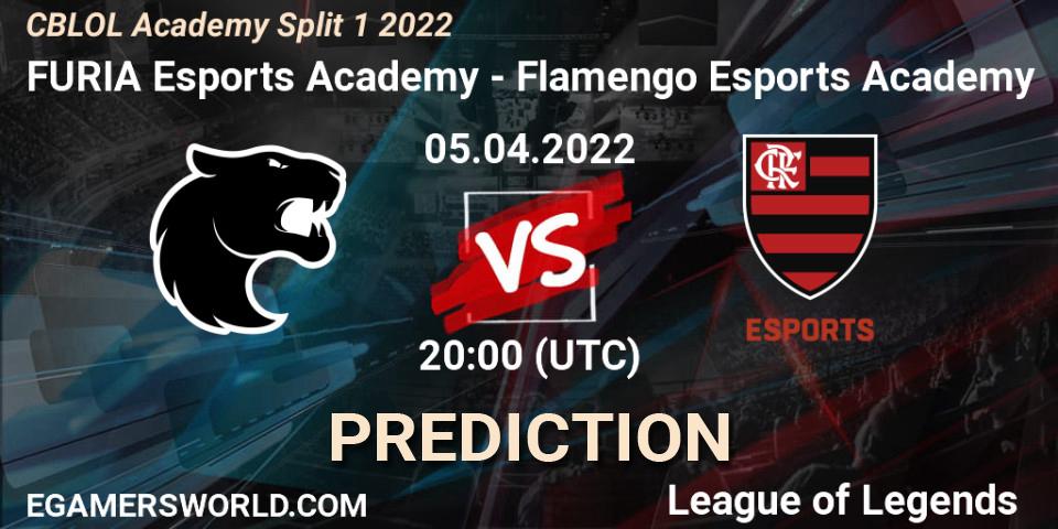 FURIA Esports Academy vs Flamengo Esports Academy: Match Prediction. 05.04.2022 at 20:00, LoL, CBLOL Academy Split 1 2022