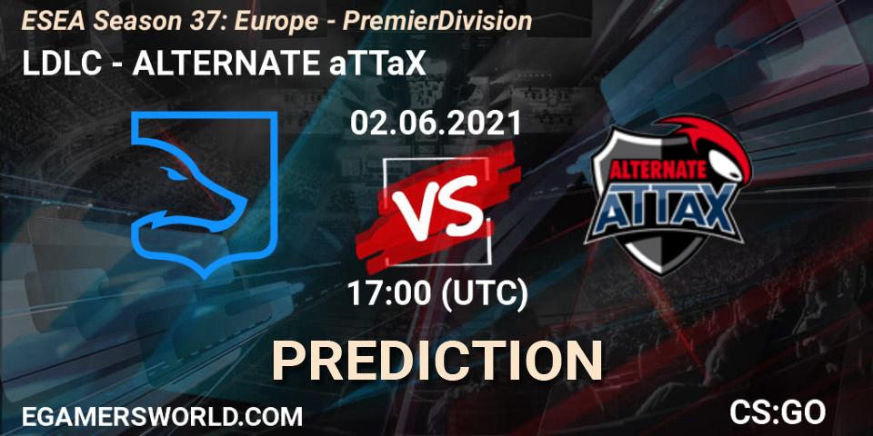 LDLC vs ALTERNATE aTTaX: Match Prediction. 02.06.2021 at 17:00, Counter-Strike (CS2), ESEA Season 37: Europe - Premier Division