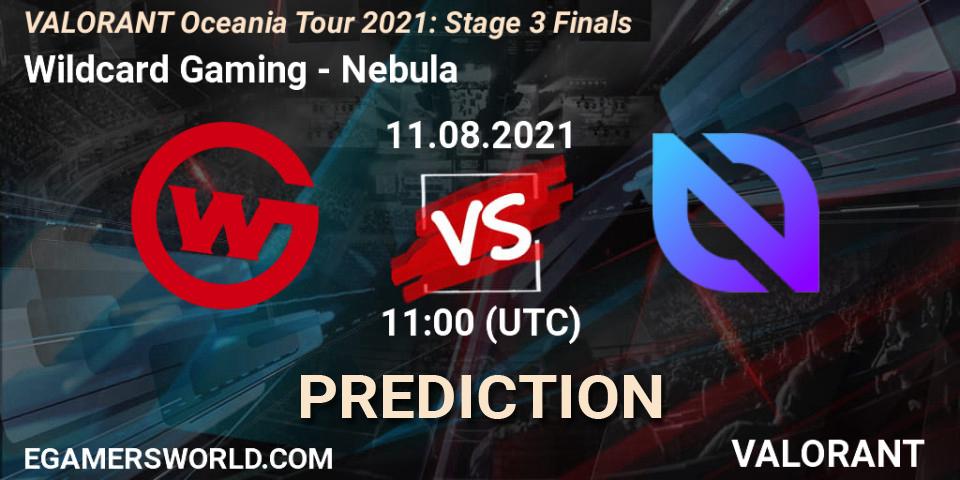 Wildcard Gaming vs Nebula: Match Prediction. 11.08.2021 at 11:00, VALORANT, VALORANT Oceania Tour 2021: Stage 3 Finals