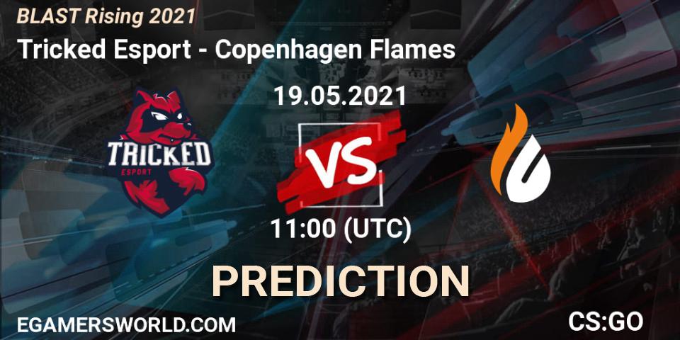 Tricked Esport vs Copenhagen Flames: Match Prediction. 19.05.2021 at 11:55, Counter-Strike (CS2), BLAST Rising 2021
