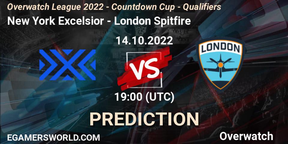 New York Excelsior vs London Spitfire: Match Prediction. 14.10.22, Overwatch, Overwatch League 2022 - Countdown Cup - Qualifiers