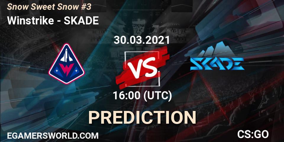 Winstrike vs SKADE: Match Prediction. 30.03.21, CS2 (CS:GO), Snow Sweet Snow #3