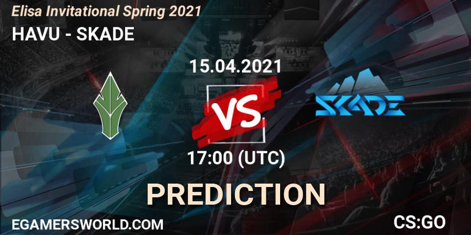 HAVU vs SKADE: Match Prediction. 15.04.2021 at 17:00, Counter-Strike (CS2), Elisa Invitational Spring 2021