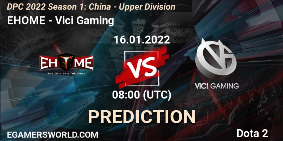 EHOME vs Vici Gaming: Match Prediction. 16.01.2022 at 07:55, Dota 2, DPC 2022 Season 1: China - Upper Division