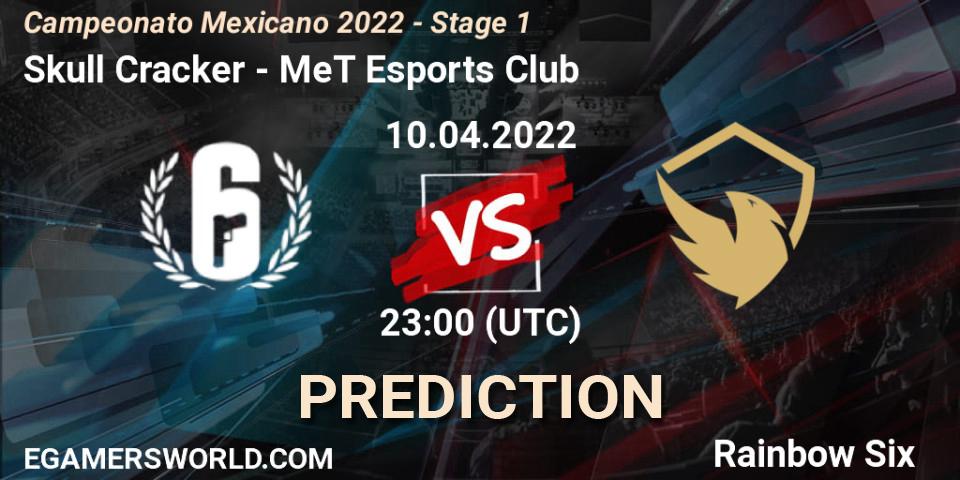 Skull Cracker vs MeT Esports Club: Match Prediction. 10.04.2022 at 23:00, Rainbow Six, Campeonato Mexicano 2022 - Stage 1